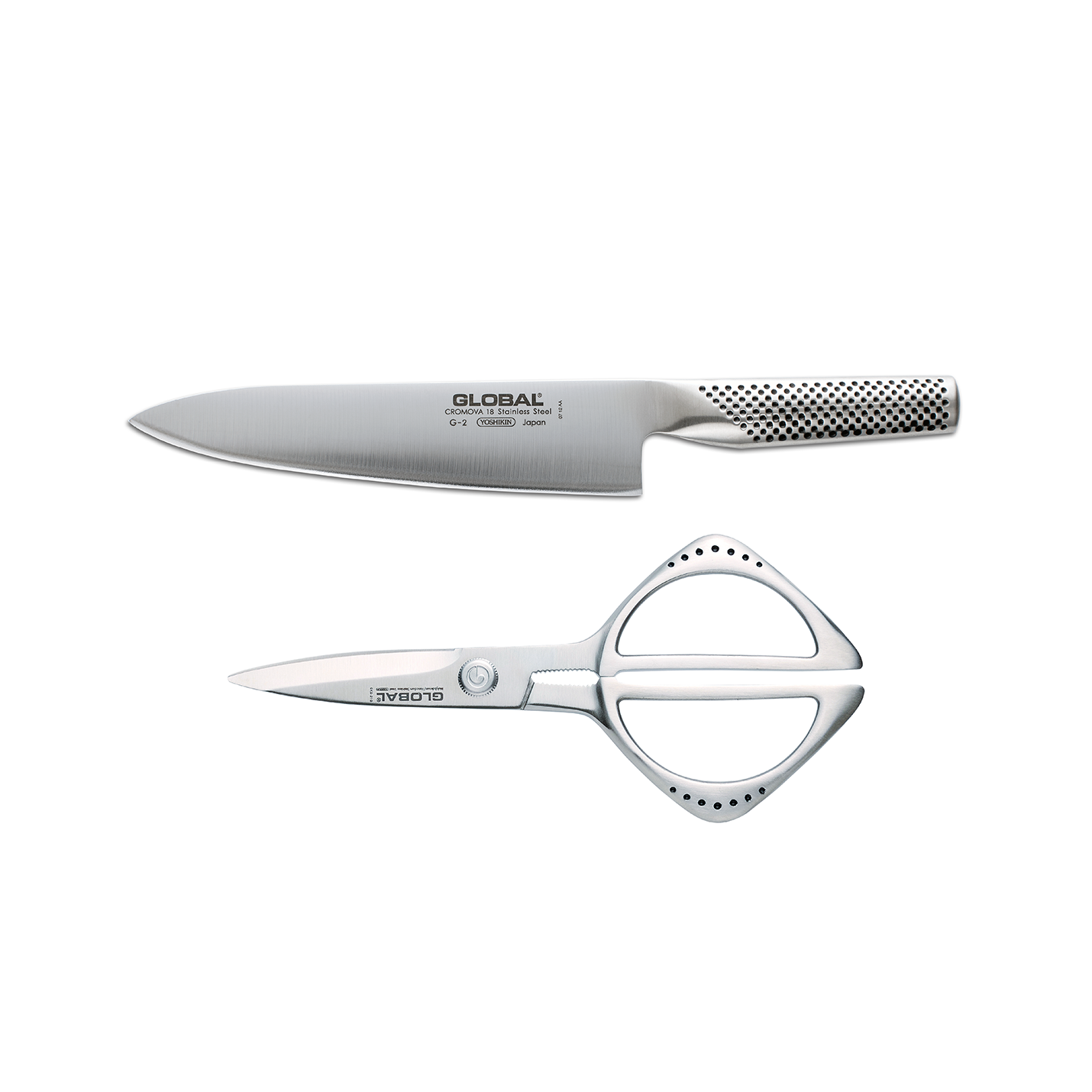 G-2210 2pc Kitchen Knife & Shears Set