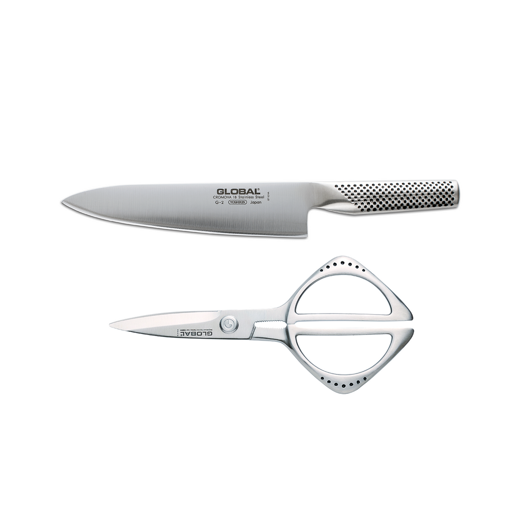 G-2210 2pc Kitchen Knife & Shears Set
